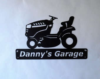 Lawn Mower - Lawn Tractor - Man Cave - Mowing - Barn - Riding Mower - Garage Sign