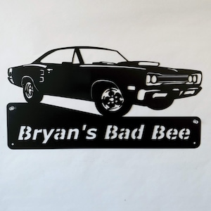 Personalized, Classic, 1969 Dodge Super Bee, Garage Sign Mopar