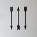 Small Arrow Decor, Metal Art, Wall Decor, Set of Three, Home Decor,  Metal Arrow Decor, Archery, Several sizes 