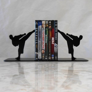 Karate, Martial Arts, Taekwondo, Metal Art Bookends