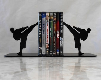 Karate, Martial Arts, Taekwondo, Metal Art Bookends