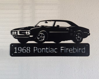 1968 Pontiac Firebird Personalized Sign