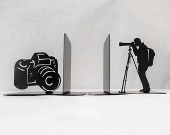 Photography /Metal Art Bookend/ Video Games / Organizer