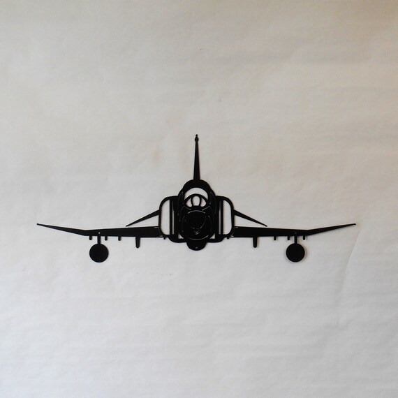 F 4 Phantom Ii Mcdonnell Douglas Metal Airplane Wall Decor Aircraft Jet