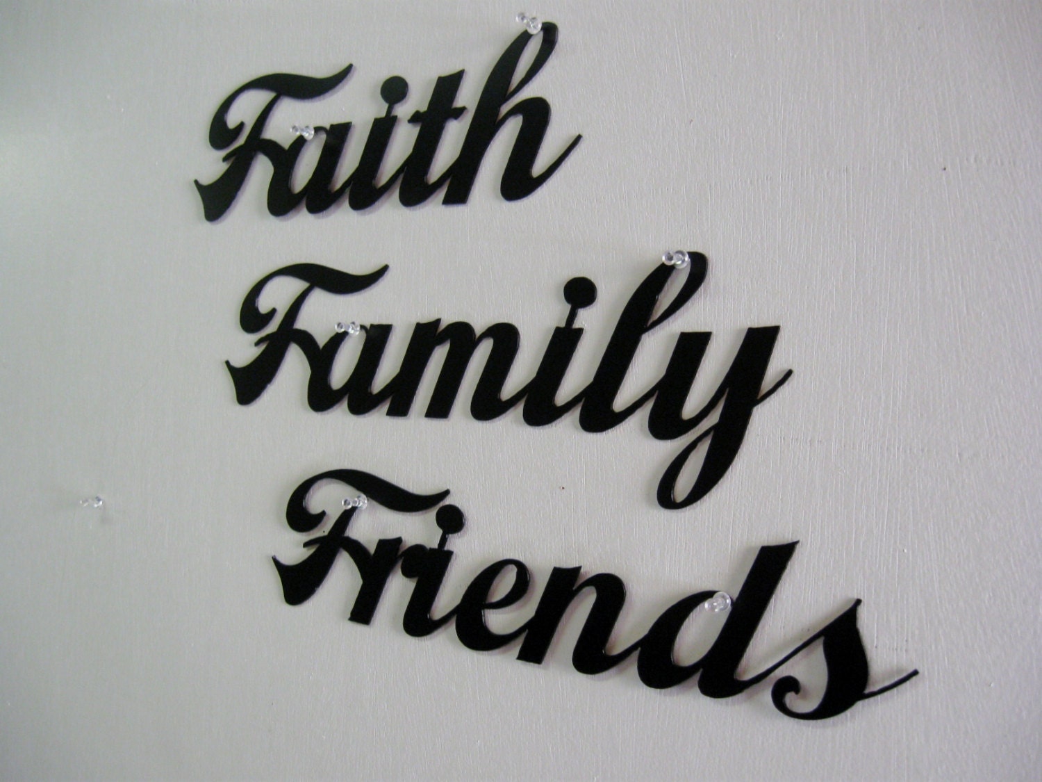 Faith Family Friends Metal Wall Decoration Sign - Etsy UK