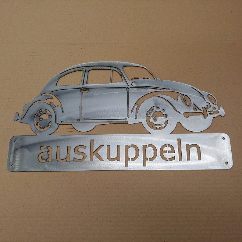 VW Beetle Bug Volkswagen steel Car Sign Personalized Etsy