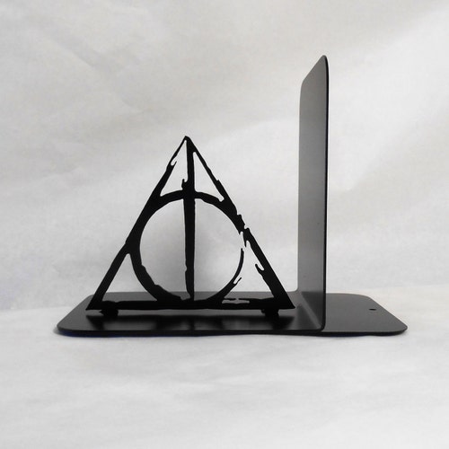 Single Metal Art Bookend Movies Books Organizer Metal Art Etsy