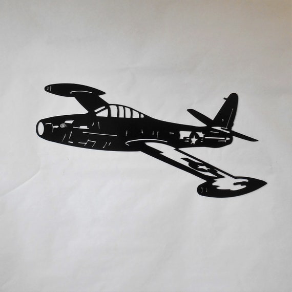 Republic F 84 Aircraft Military Metal Airplane Wall Art Decor Usaf