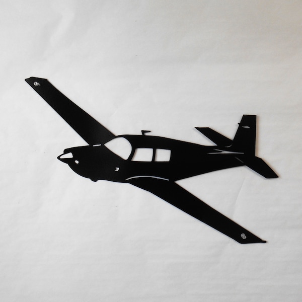 Mooney M20 Aircraft Metal Wall Decoration Metal Airplane Wall Art Plane Aviation