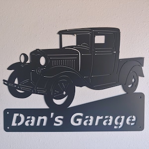 1930, 1931 Ford Truck, Original style, Classic , Model A, Garage Sign, Personalized Metal Sign,