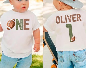 Camiseta de fútbol para primer cumpleaños, camiseta de fútbol para cumpleaños, camiseta de primer cumpleaños, camiseta de cumpleañero, camiseta de cumpleaños para niño pequeño, camiseta de primer cumpleaños