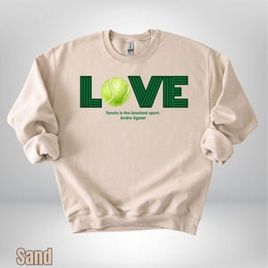 I Love Tennis Sweatshirt, Tennis Gifts for Women, Tennis Gifts for Team, Tennis Hoodie, Tennis Love Sweatshirt and Hoodie,Tennis Mom Sweater