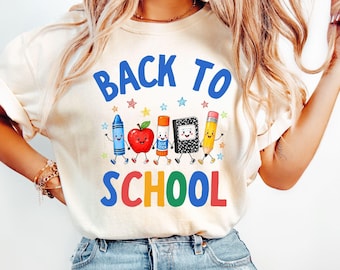 Comfort Colors® Back To School Shirt, Teacher First Day of School Tshirt, Welcome Back Tee ,Teacher Back to School Gift