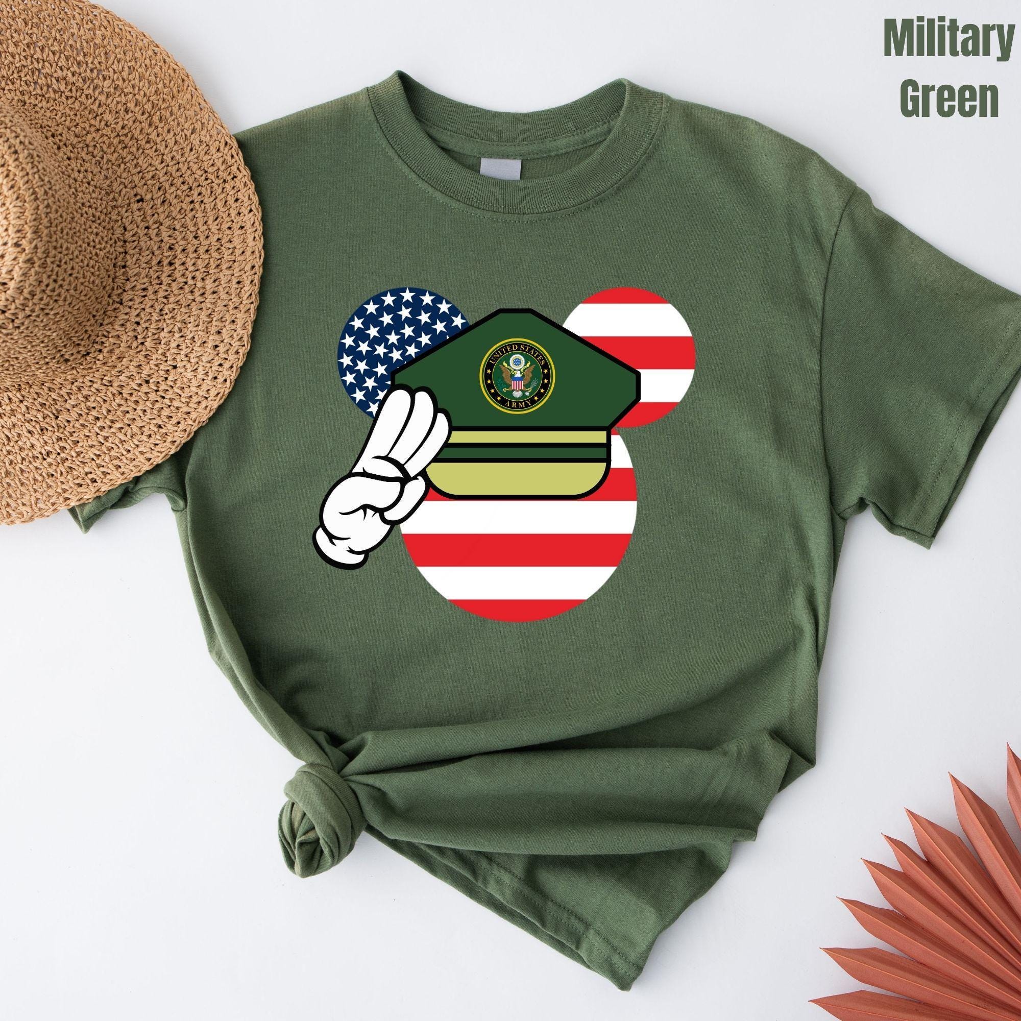 Disney Military Shirt, Military Mouse Shirt, Military Mickey Shirt 