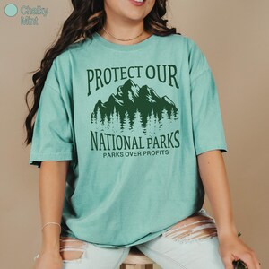 Protect Our National Parks Comfort Colors Shirt, Granola Girl Shirt, Respect the Local Wildlife Tee, National Park Shirt, Park Ranger Shirt