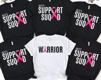 Support Squad Breast Cancer Awareness Shirt: Ribbon Design