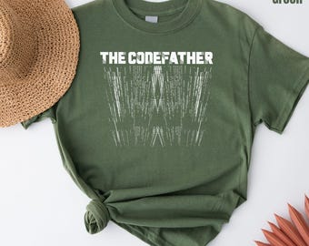 Das Codefather T-Shirt: Programmierer Papa Geschenk, Geeky Coder Shirt