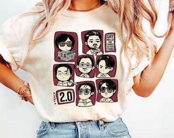 Camiseta BTS Cute 2.0 World Tour Arirang – Merchandising K-Pop de Comfort Colors