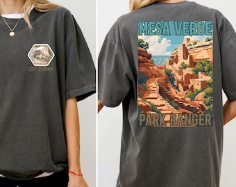 Custom National Parks Ranger Comfort Colors Shirt: Family Camping Gift
