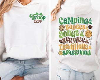Custom Scout Troop Shirt - Personalized Number, Outdoor Vibes