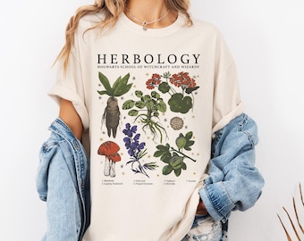 Herbology Comfort Colors Shirt: Magical Botanical Plant Lover Gift