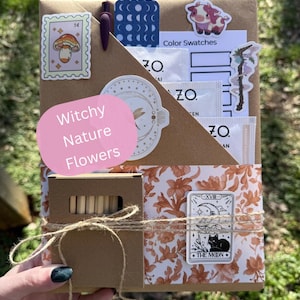 Blind Date With A Coloring Book | Adult Coloring | Nature | Witchy | Flowers | Gift | Forestcore