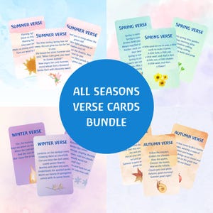 Kaarten met vier seizoenen vers (12 stuks), afdrukbare download, kaarten natuur tafelleer, leren voor jonge kinderen, thuisonderwijs, vrijetijdsbesteding, Steiner