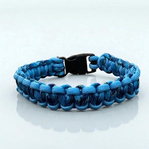 Handwoven Paracord Dog Collar Strong and lightweight custom colors and sizes quick release buckle