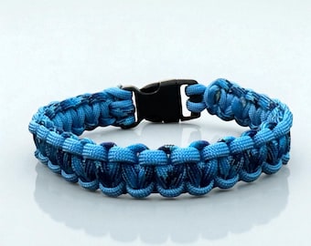 Handwoven Paracord Dog Collar Strong and lightweight custom colors and sizes quick release buckle