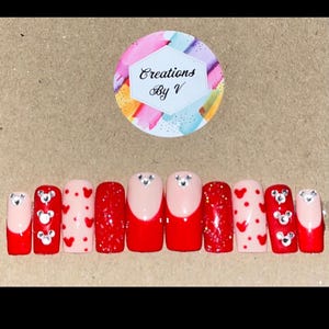 Mickey Mouse Press On Nails