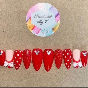 Mickey Mouse Press On Nails
