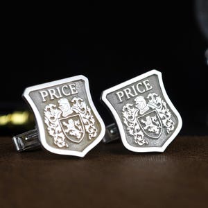 Custom Engraved Cufflinks, Personalized Initials or Logo, 925 Silver , Unique Gift for Men, Customizable Cufflinks for Weddings or Occasions
