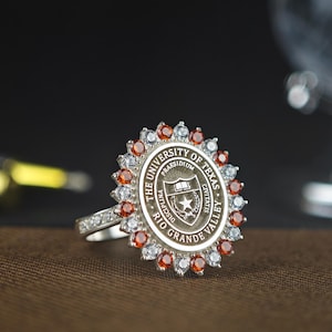 Classic Signet Class Ring - University or High School Personalized Jewelry
