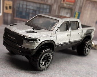 iPick Image for RAM Power Wagon Gunmetal Gray Metal Plate Black Leather Strap Key Chain iPick Image for RAM Power Wagon Gunmetal Gray Metal Plate Black Leather Strap Key Chain