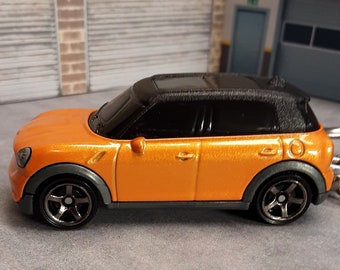 Keychain charm 1:64 Diecast Mini Car 2011 Orange Sport Compact