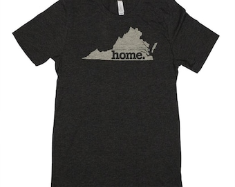 Virginia Home State Graphic T-Shirt, Vintage Travel Souvenir Tee