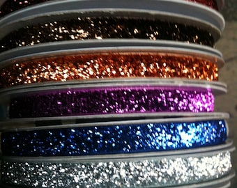 3/8" Glitter Ribbon