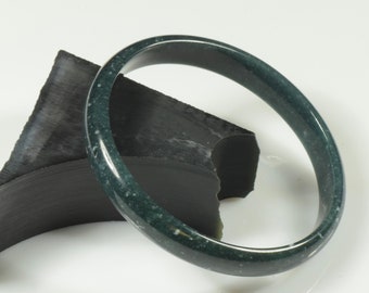 Gonzalez Blue Jadeite Bangle - 60.5 mm