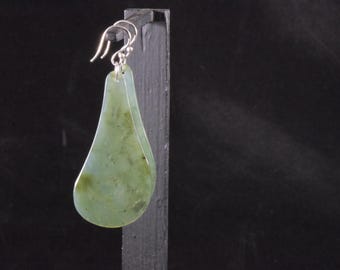 Big Sur nephrite jade earrings - 17