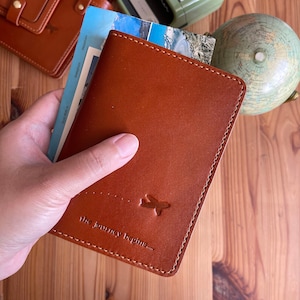 PDF Pattern | Passport Card Holder | Passport Leather Case | Leather Craft DIY  (4mm stitching hole/A4/3 files)