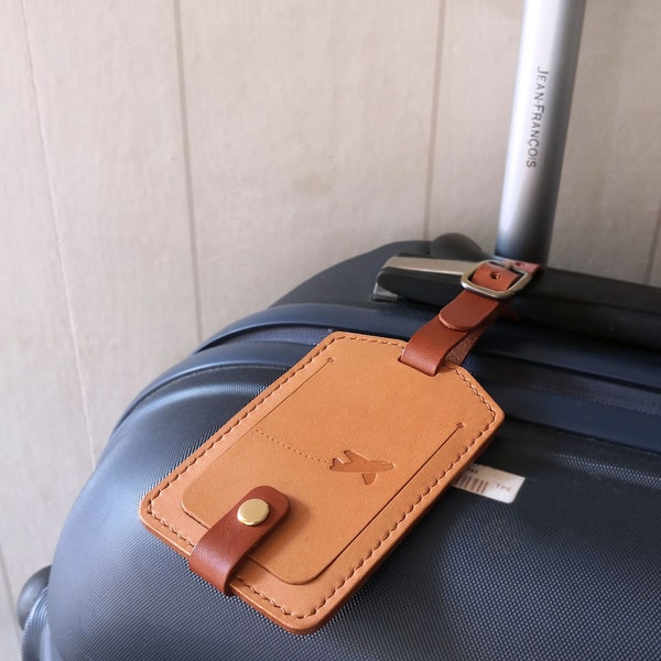 PDF Pattern | Luggage Tag | Bag Tag | Leather Craft DIY  (4mm stitching hole/A4/1 file)
