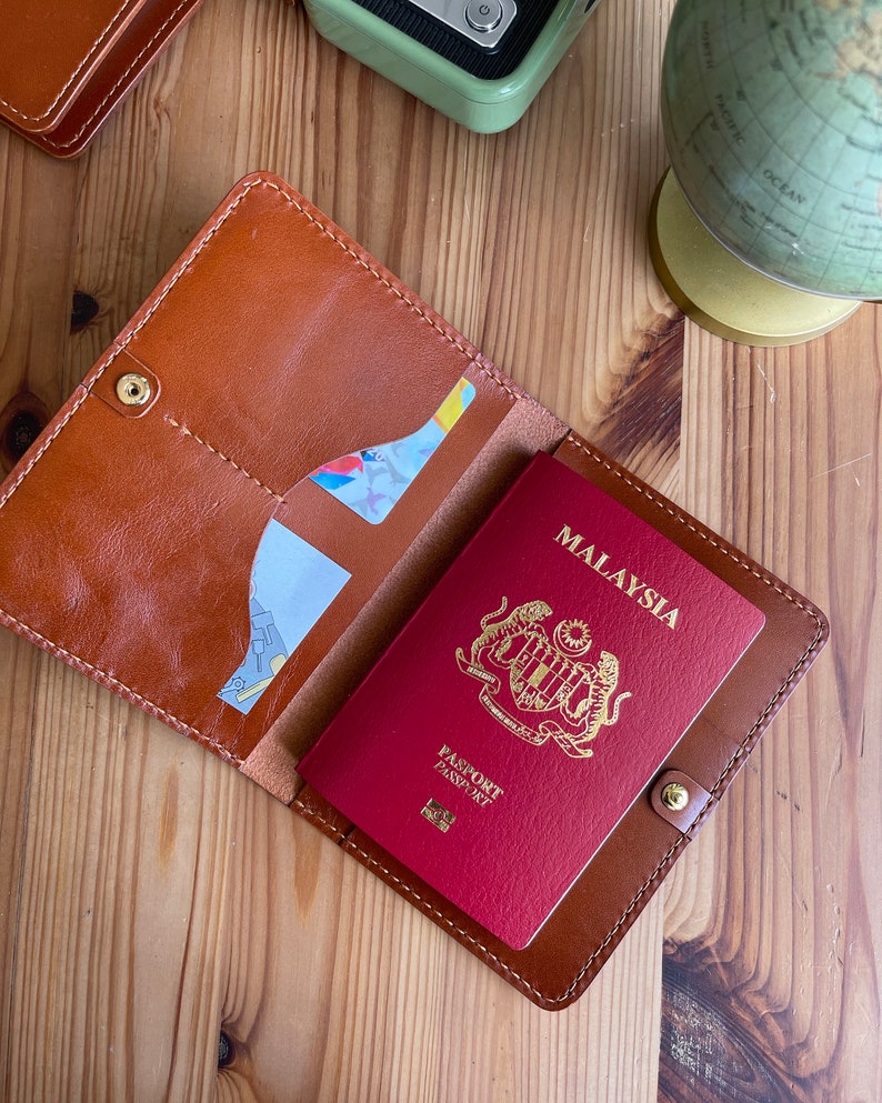 PDF Pattern Passport Card Holder Passport Leather Case Leather Craft DIY 4mm stitching hole/A4/3 files image 3