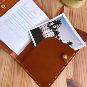 PDF Pattern Passport Card Holder Passport Leather Case Leather Craft DIY 4mm stitching hole/A4/3 files image 2