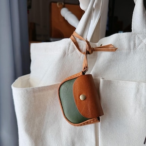 PDF Pattern | Mini Bag Charm | Leather Craft DIY (5mm stitching hole/A4/1 files)