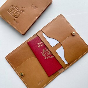 PDF Pattern Passport Card Holder Passport Leather Case Leather Craft DIY 4mm stitching hole/A4/3 files image 4