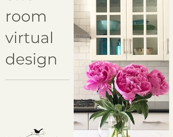 Virtueel interieurontwerp voor één kamer - Betaalbare ontwerpservices - Huisstyling op maat - Inclusief moodboard en productgids met links