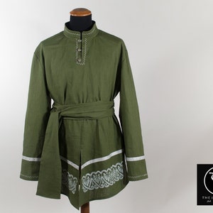 Made to order Feanor elven lord fantasy tunic, custom made, linen