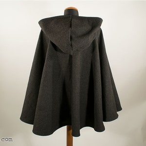 Medieval Renaissance Cloak Hood Cape Pattern Large And X Large