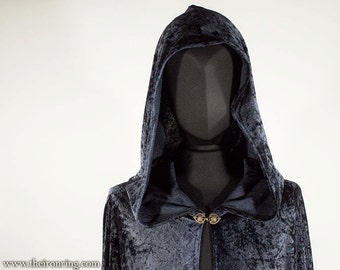 Capa élfica de fantasía, terciopelo de chenilla, larp, fantasía, renacimiento.