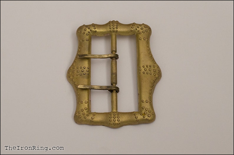 Pirate buckle in brass for baldric or belt fantasy larp Etsy